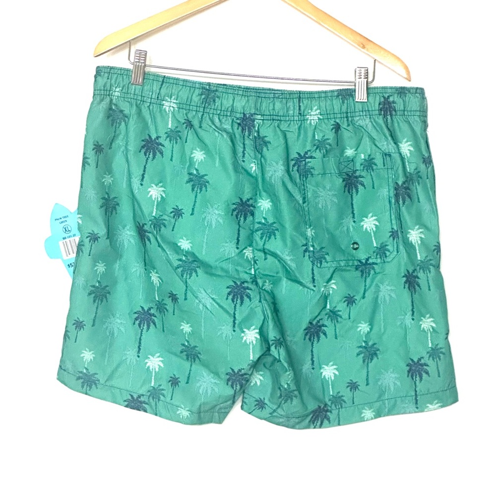 Beach Bros. turquoise green new‎ extra large men’s tropical swim trunks - Picture 4 of 6